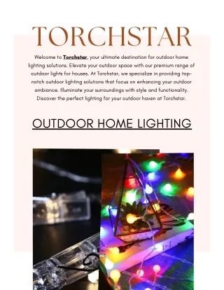 Torchstar - Focus Outdoor Lighting Elevate Your Outdoor Home with Lights for House