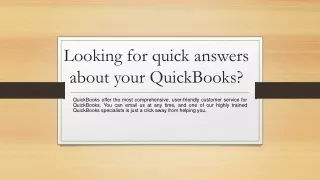 Quickbooks Support Phone Number