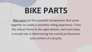 Unleash the Ultimate Selection of Bike Parts on TradersFind