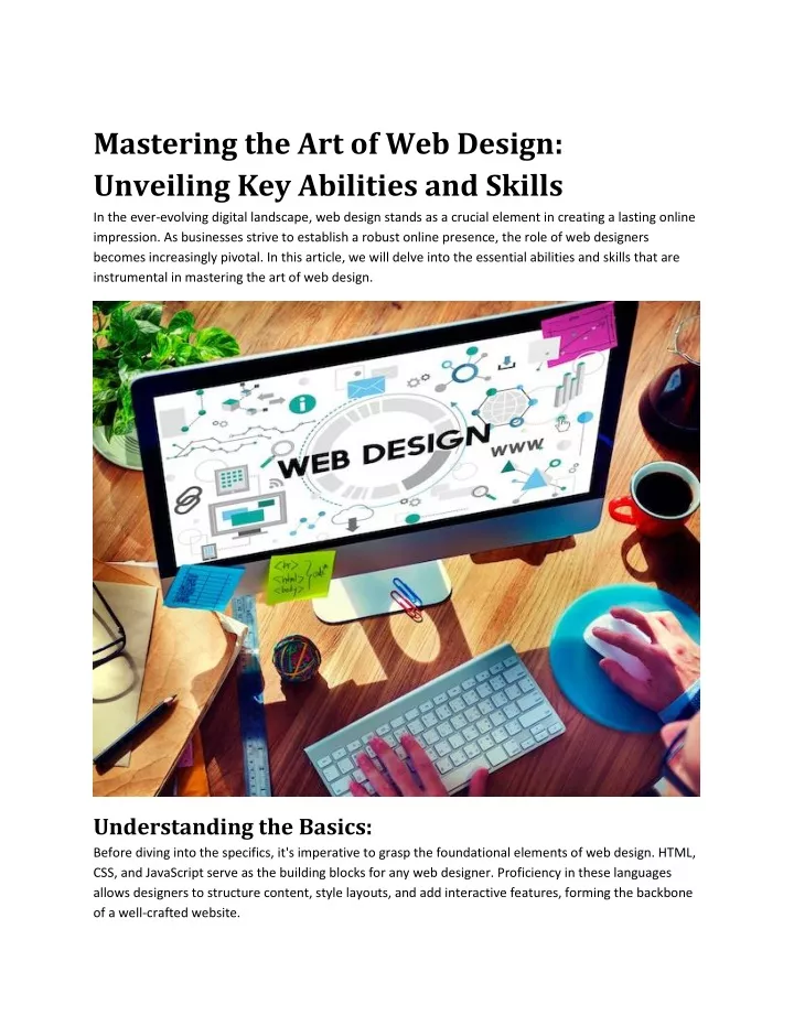 mastering the art of web design unveiling