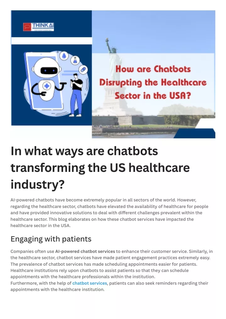 in what ways are chatbots transforming