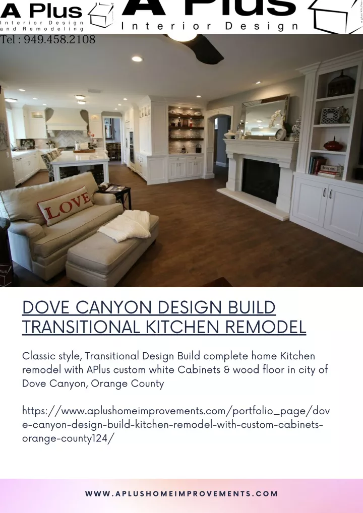 dove canyon design build transitional kitchen