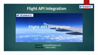 flight api integration