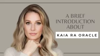 A Brief Introduction about Kaia Ra Oracle