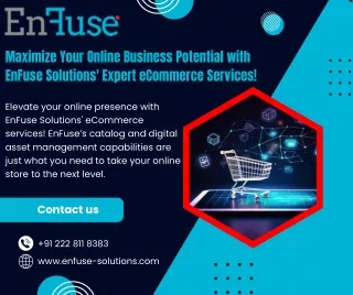Maximize Your Online Business Potential with EnFuse Solutions' Expert eCommerce