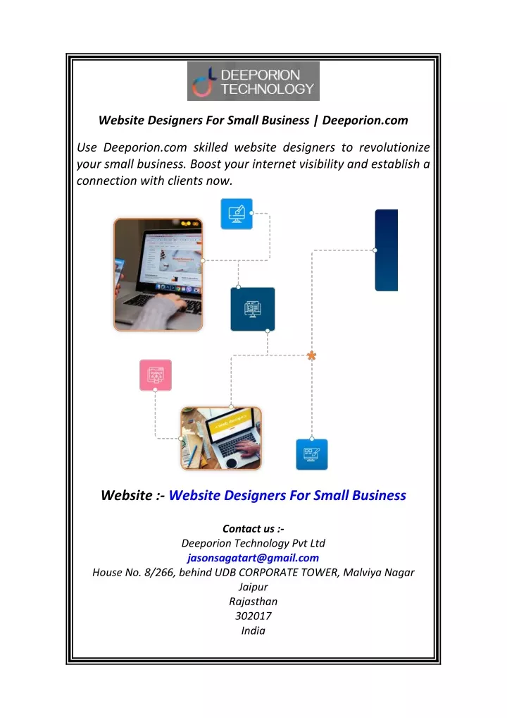 website designers for small business deeporion com