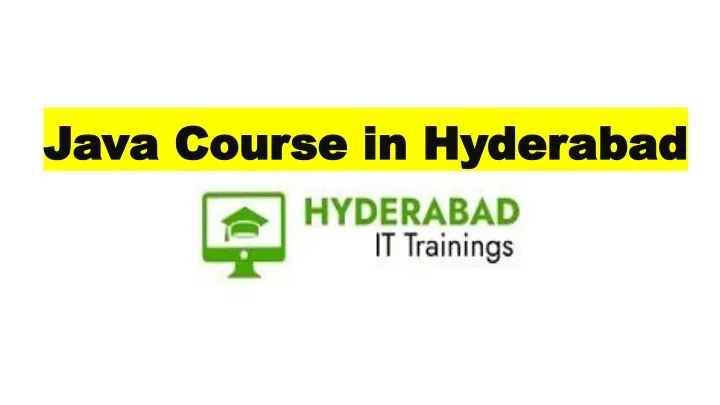 java course in hyderabad