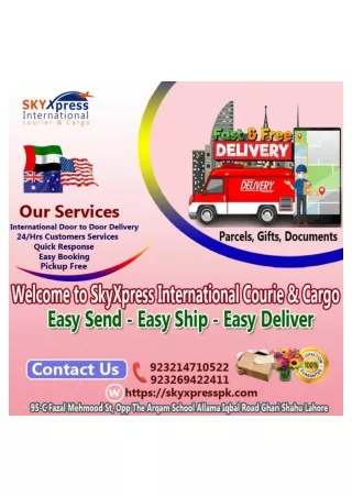 923214710522 Global Shipping with SkyXpress International Courier