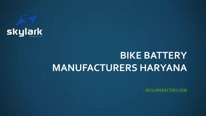 bike battery manufacturers haryana