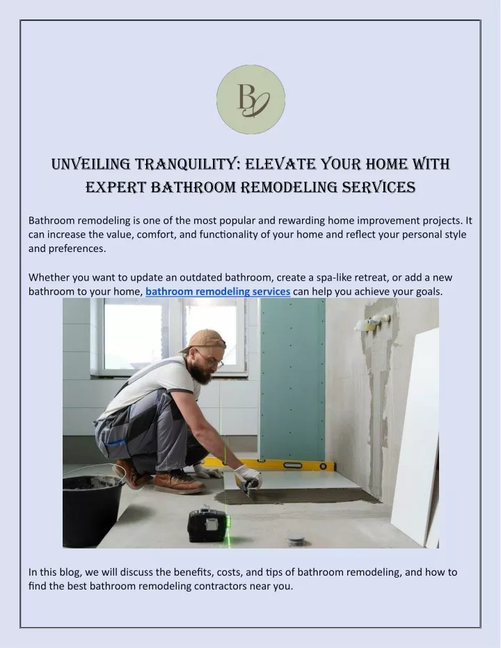 unveiling tranquility elevate your home with