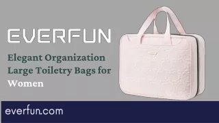 Elegant Organization Large Toiletry Bags for Women