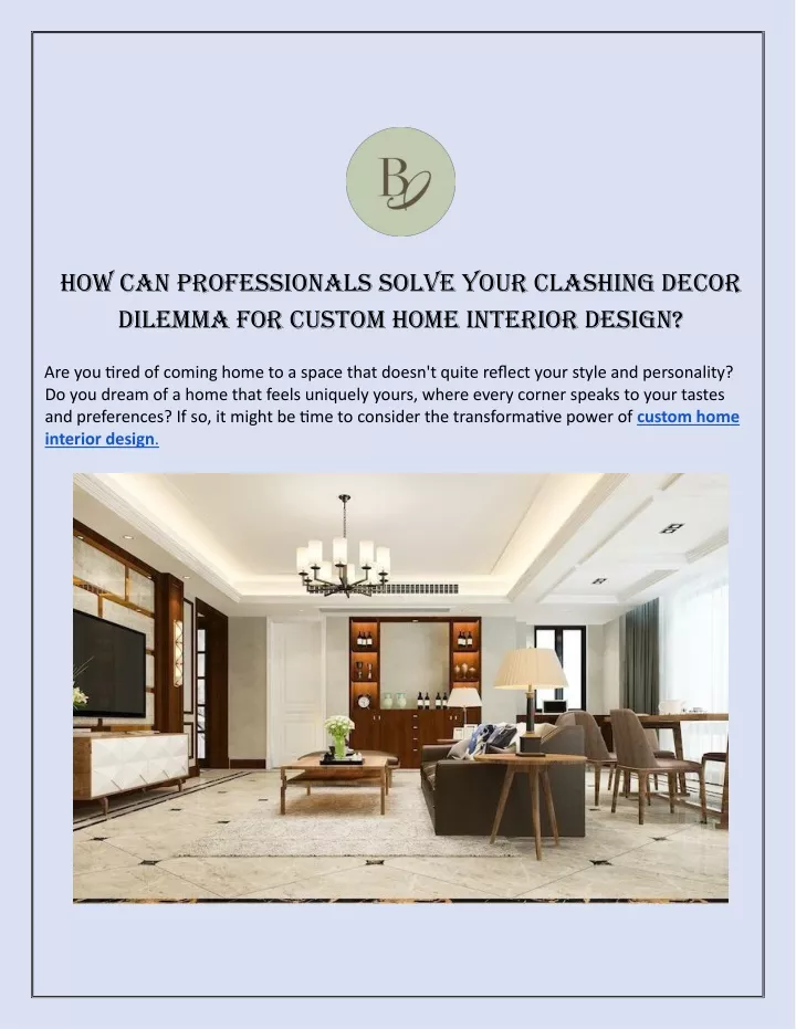 how can professionals solve your clashing decor