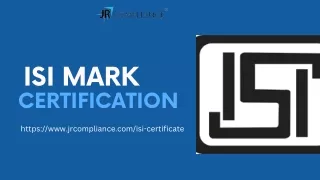 What is ISI Mark & How to Obtain it? ISI certificate consultant