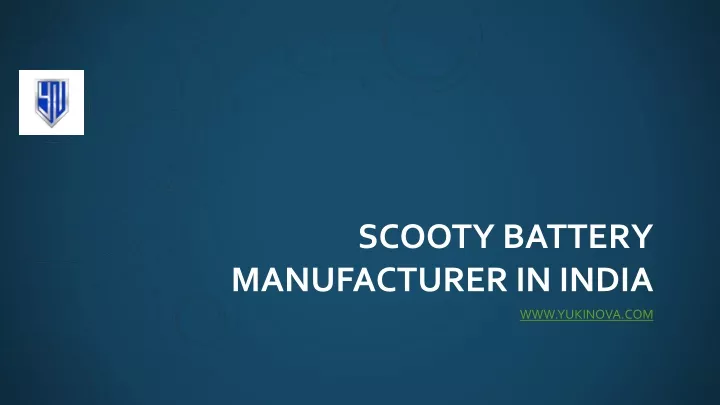 scooty battery manufacturer in india