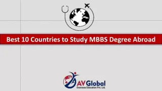 Best 10 Countries to Study MBBS Degree Abroad