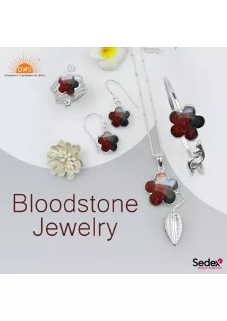 Complete Your Outfit with Striking Bloodstone Jewelry Items