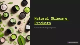 Natural Skincare Products