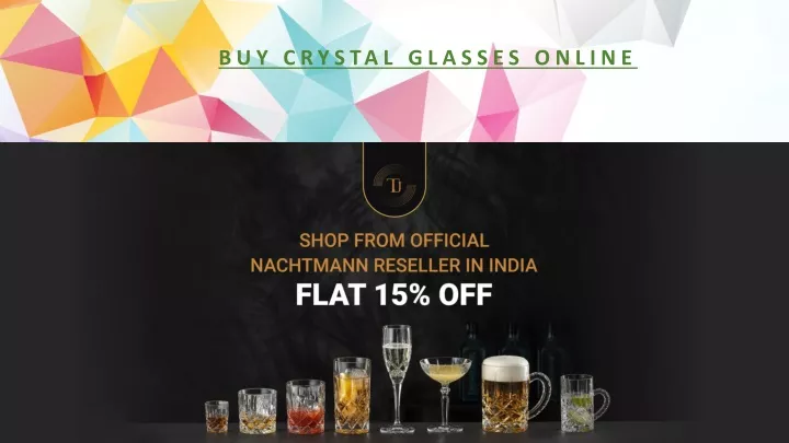 buy crystal glasses online