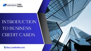 Introduction to Business Credit Cards