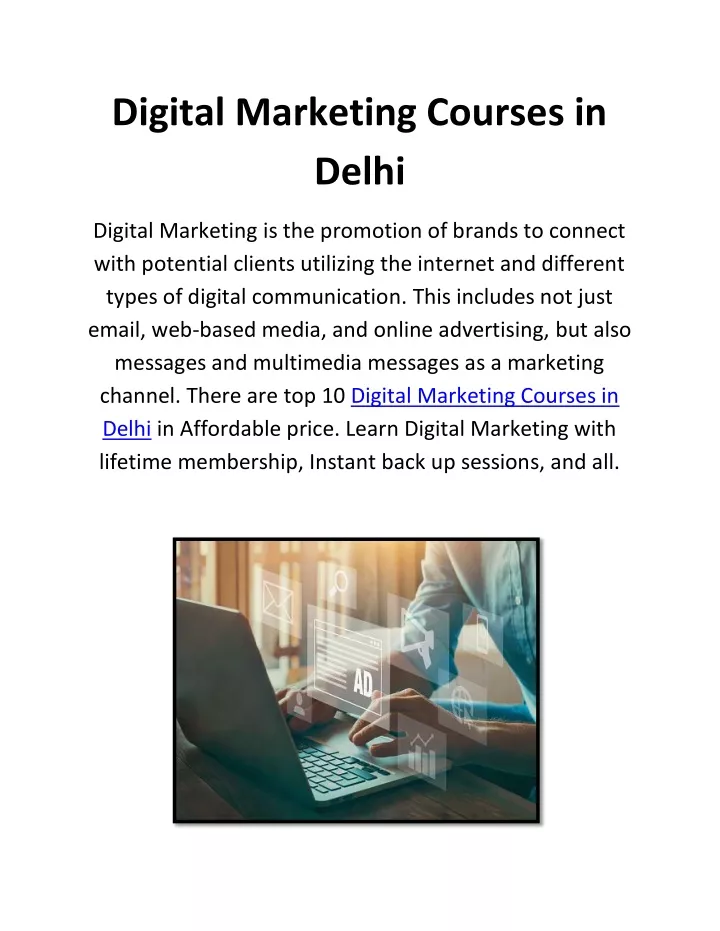 digital marketing courses in delhi
