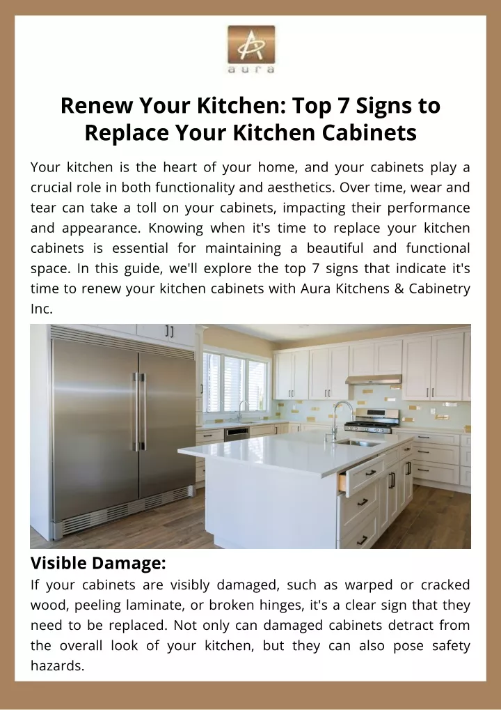 renew your kitchen top 7 signs to replace your