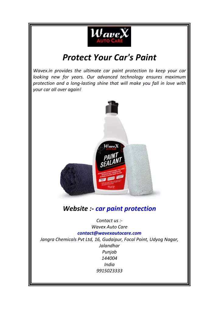 protect your car s paint