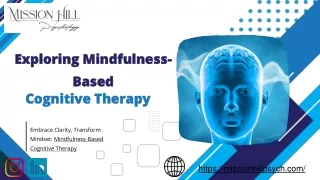Exploring Mindfulness-Based Cognitive Therapy A Path to Mental Well-being (1)