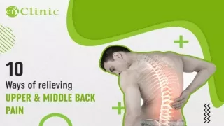 How to relieve upper back pain fast