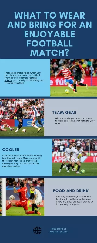 what to wear and bring for an enjoyable football