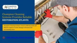 champion cleaning systems provides reliable