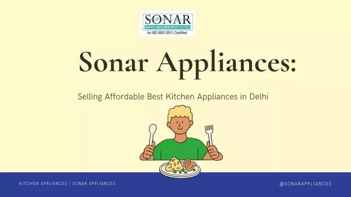 sonar appliances