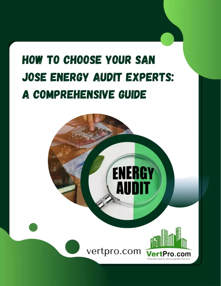 how to choose your san jose energy audit experts
