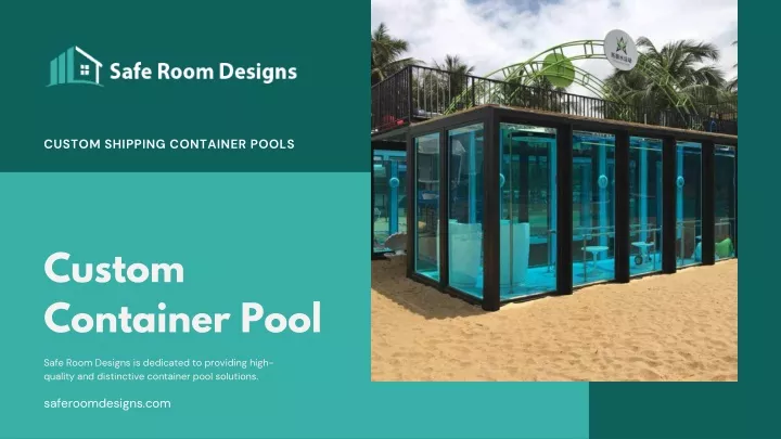 custom shipping container pools