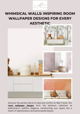 Whimsical Walls: Inspiring Room Wallpaper Designs for Every Aesthetic