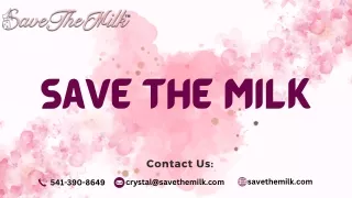 Pumping Breast Milk Supply | Save The Milk
