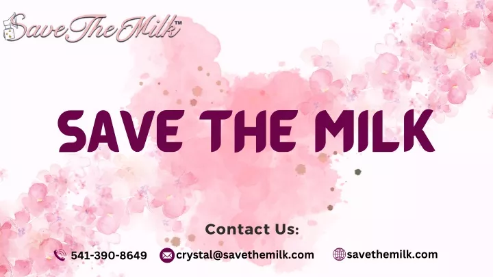 save the milk