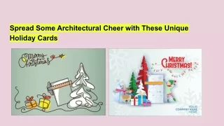 Spread Some Architectural Cheer with These Unique Holiday Cards