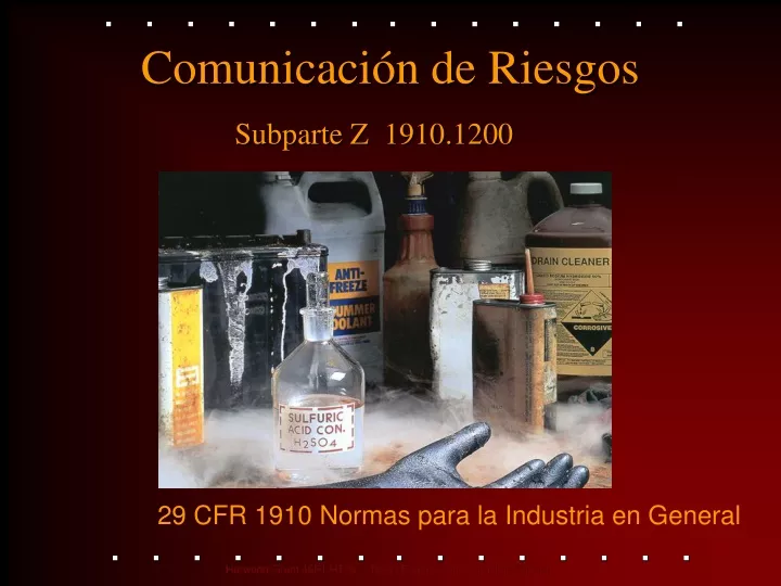 comunicaci n de riesgos