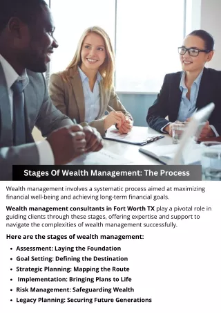 stages of wealth management the process