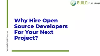 Best Practices to Hire Open Source Developers