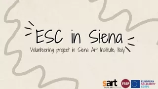 ESC in Siena - presentation