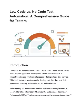 low code vs no code test automation