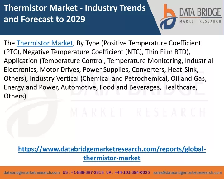 thermistor market industry trends and forecast