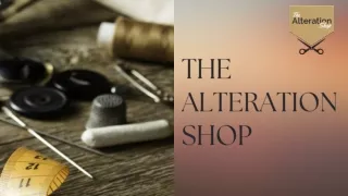 Alteration Shop