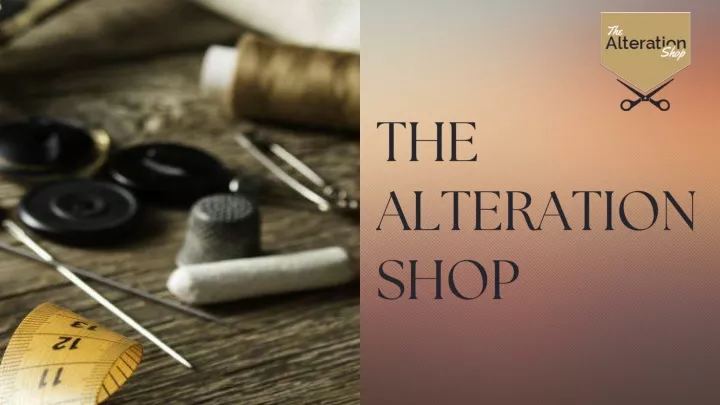 the alteration shop