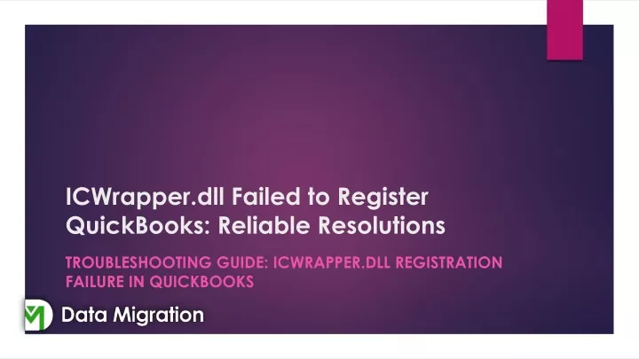 icwrapper dll failed to register quickbooks reliable resolutions