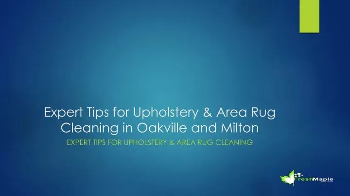 expert tips for upholstery area rug cleaning in oakville and milton