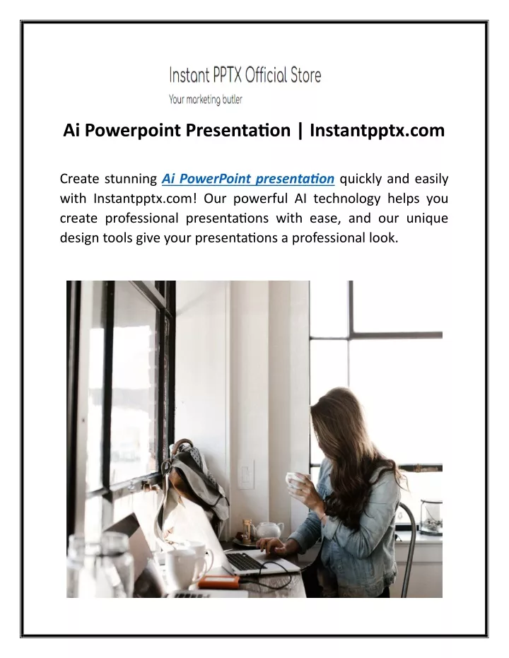 ai powerpoint presentation instantpptx com
