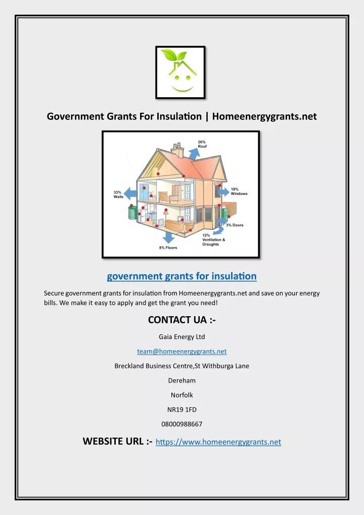 government grants for insulation homeenergygrants