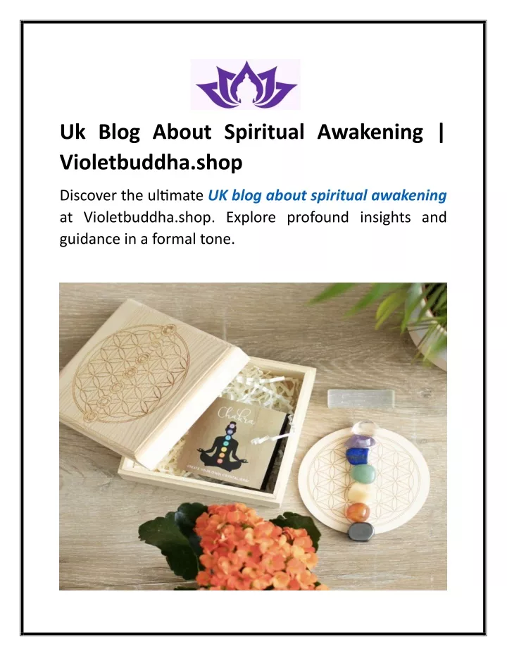uk blog about spiritual awakening violetbuddha